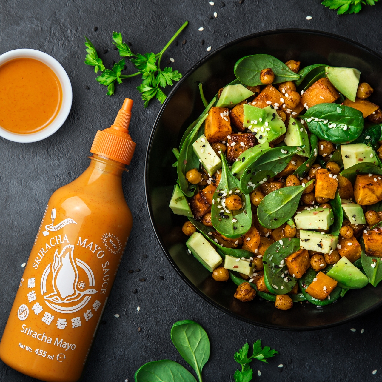 Sriracha Mayo Sauce - Authentic Vegan & Mayo Sauce